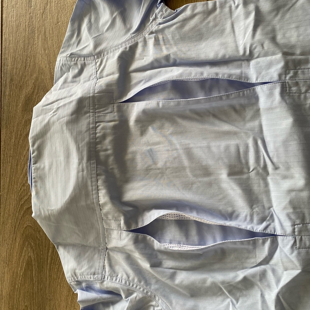 Ladies Show Shirt, Size L, light blue, NEW - Picture 5 of 7